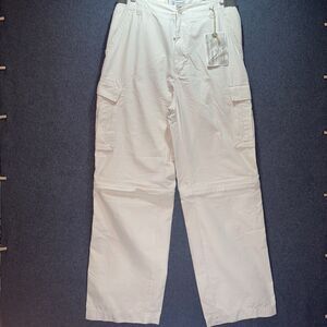 VTG Y2K Arizona Jean Company Convertible Pants Mens Size 34x32 Baggy Skater NEW